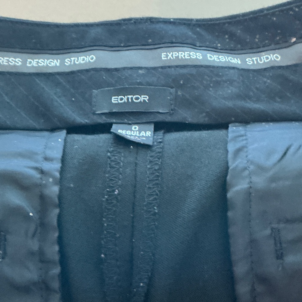 Express Black Editor Pants